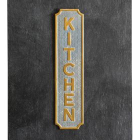 Kitchen Metal Wall Sign