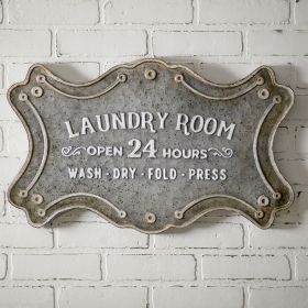 Laundry Room Metal Sign