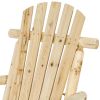 Outdoor Wooden Log Rocking Chair - Adirondack Style