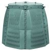 Green Recycled Plastic 267 Gallon Compost Bin for Home Composting