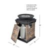 Outdoor Propane Fire Bowl Fire Pit Patio Heater