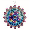 1pc 3D Hanging Wind Spinner Outdoor Decor For 3D Garden Wind Chimes Metal Yard Spinners 3D Stainless Steel Spinner Gifts Mandala 3D Spinner With 360¬∞