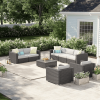 7 - Person Outdoor Seating Group with Cushions