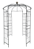 Metal Garden Arch Iron Garden Arbors Gazebo Dia81.3'' x 114.2'' High Birdcage Shape Pergola Pavilion for Wedding Ceremony
Outdoor Black