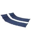 2 PCS Set Outdoor Lounge Chair Cushion Replacement Patio Seat Cushion , NAVY BLUE