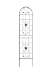 2 Pack Metal Garden Trellis 86.7" x 19.7" Rustproof Trellis for Climbing Plants Outdoor Flower Support Black