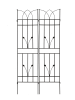 4 Pack Metal Garden Trellis 71" x 17.7" Rustproof Trellis for Climbing Plants Outdoor Flower Support Black