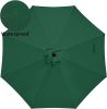 Outdoor Market Table Patio Umbrella with Button Tilt, Crank and 8 Sturdy Ribs for Garden, Deck, Lawn, Backyard & Pool