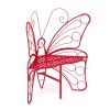 Modern Butterfly Cast Metal Garden Bench, Outdoor Bench Patio Seat, Park Bench Outdoor Seating for Garden, Yard, Park, Entryway