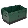 130 Gallon Waterproof Deck Box, Portable Outdoor PVC Storage Box for All Weather, Perfect for Camping Boat Garden Poolside Yard, Green