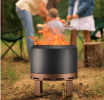 Outdoor Smokeless Fire Pit Stove 18'' for Camping Bonfire, Wood Burning Fire Place Firepit with Stand for Patio Backyard Outside