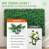 VEVOR Artificial Boxwood Panel UV 24pcs Boxwood Hedge Wall Panels Artificial Grass Backdrop Wall 24" X 16" 4 cm Green Grass Wall