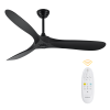 60 inch Ceiling Fan with Remote Control - Timed Lighting, Reversible Airflow and Quiet Operation for Living Room & Bedroom & Outdoor