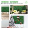 VEVOR Artificial Boxwood Panel UV 24pcs Boxwood Hedge Wall Panels Artificial Grass Backdrop Wall 24" X 16" 4 cm Green Grass Wall