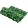 VEVOR Artificial Boxwood Panel UV 24pcs Boxwood Hedge Wall Panels Artificial Grass Backdrop Wall 24" X 16" 4 cm Green Grass Wall