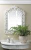 Elegant Fleur-De-Lis Decorative Wall Mirror for Home Decor