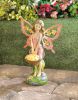 Enchanting Pink Fairy Solar Garden Statue - Best Outdoor Decor for Gardens