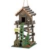 Handcrafted Wooden Birdhouse for Gardens - Ranger Station Design