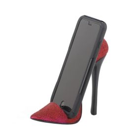 SPARKLE RED SHOE PHONE HOLDER