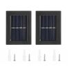 Outdoor Solar Deck Lights Path Garden Patio Pathway Stairs Step Fence Lamp 2pcs