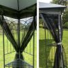 10x10 Outdoor Patio Gazebo Canopy Tent With Ventilated Double Roof And Mosquito net(Detachable Mesh Screen On All Sides); Suitable for Lawn;  Garden;