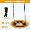 Backyard Tree Round Swing with Adjustable Ropes