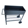 Aveyas Mobile Metal Raised Garden Bed Cart with Legs