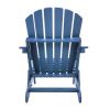 Oversize Wooden Outdoor Folding Adirondack Chair with Pre-Assembled BackRest & SeatBoard, Wood Patio Chair for Garden Backyard Porch Pool Deck Firepit