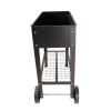 Aveyas Mobile Metal Raised Garden Bed Cart with Legs